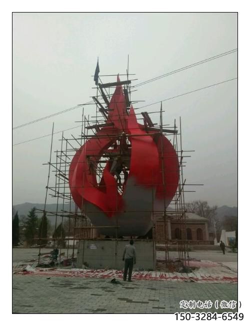 步行街火炬雕塑 游樂場(chǎng)景觀小品 鑄造雕塑