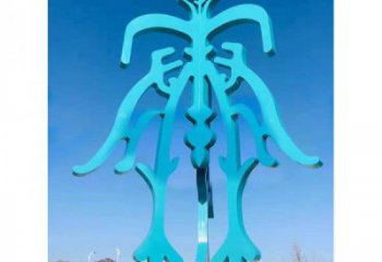 景觀文字雕塑 剪影景觀小品 商業(yè)街雕塑