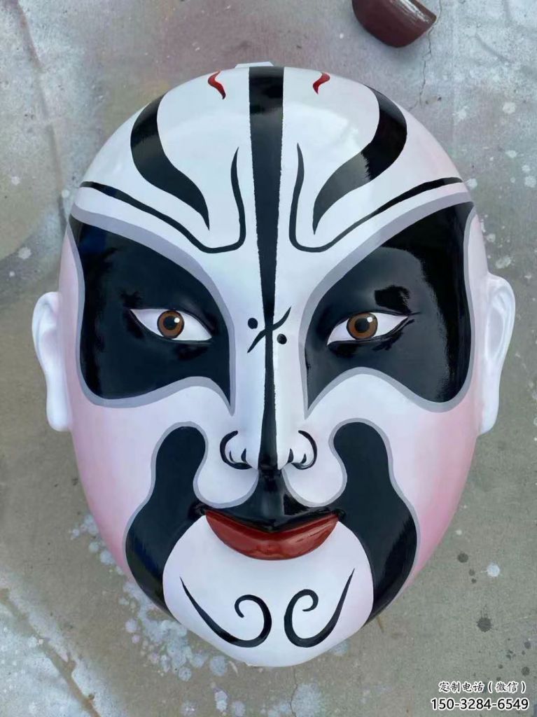 仿真臉譜雕塑 電鍍現(xiàn)代擺件 部隊雕塑