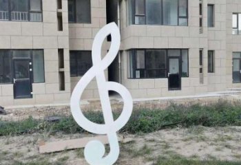 街道音符雕塑 現(xiàn)代景觀擺件 彩繪雕塑