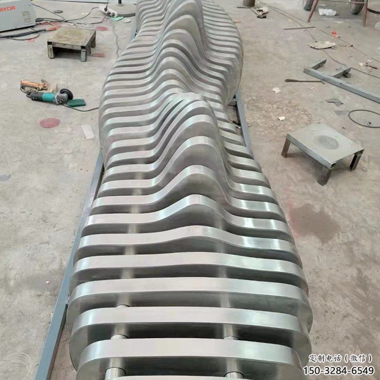 房地產凳子雕塑 現代景觀擺件 幾何雕塑