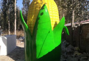 別墅區玉米雕塑 大型別墅區擺件 剪影雕塑