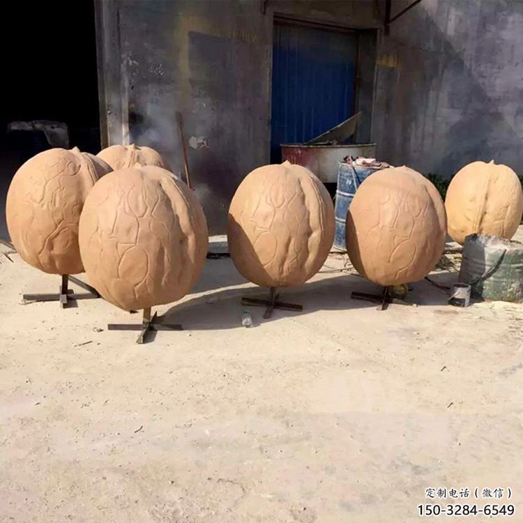 仿真核桃雕塑 酒店公園雕塑 風(fēng)景區(qū)擺件