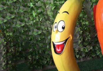 大型香蕉雕塑 門口創意雕塑 售樓處小品