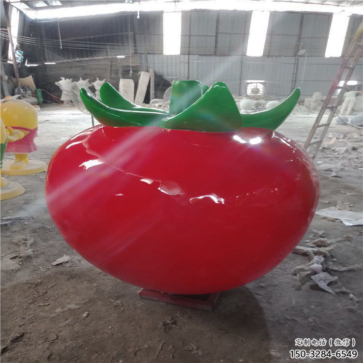 商業街番茄雕塑 售樓處雕塑 蔬菜擺件