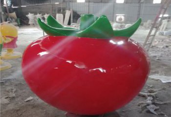 商業街番茄雕塑 售樓處雕塑 蔬菜擺件