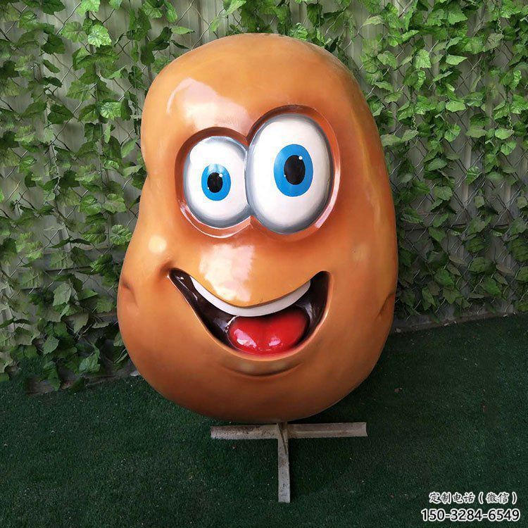 庭院土豆雕塑 城市古銅色雕塑 蔬菜小品