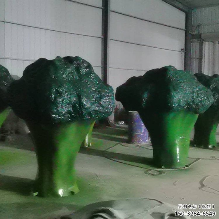 彩繪菜花雕塑 大型城市雕塑 商業街擺件