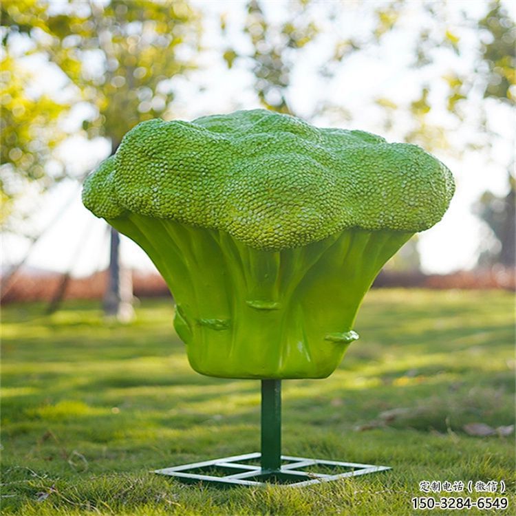 現(xiàn)代菜花雕塑 大型別墅區(qū)果蔬雕塑 仿真蔬菜雕塑