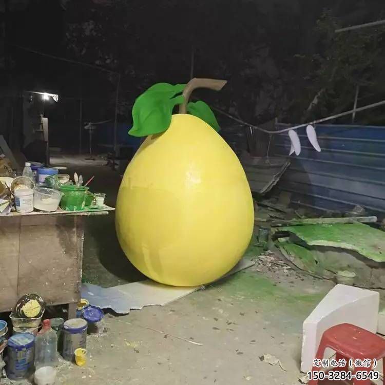 榴蓮雕塑 電鍍現(xiàn)代果蔬雕塑 公園水果雕塑