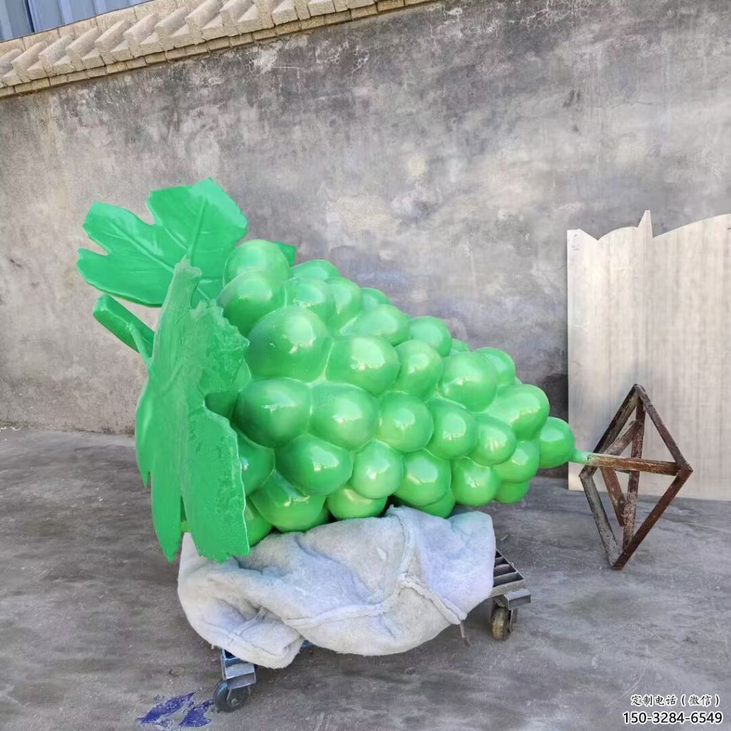 店門口葡萄雕塑 創意景觀雕塑 仿真擺件