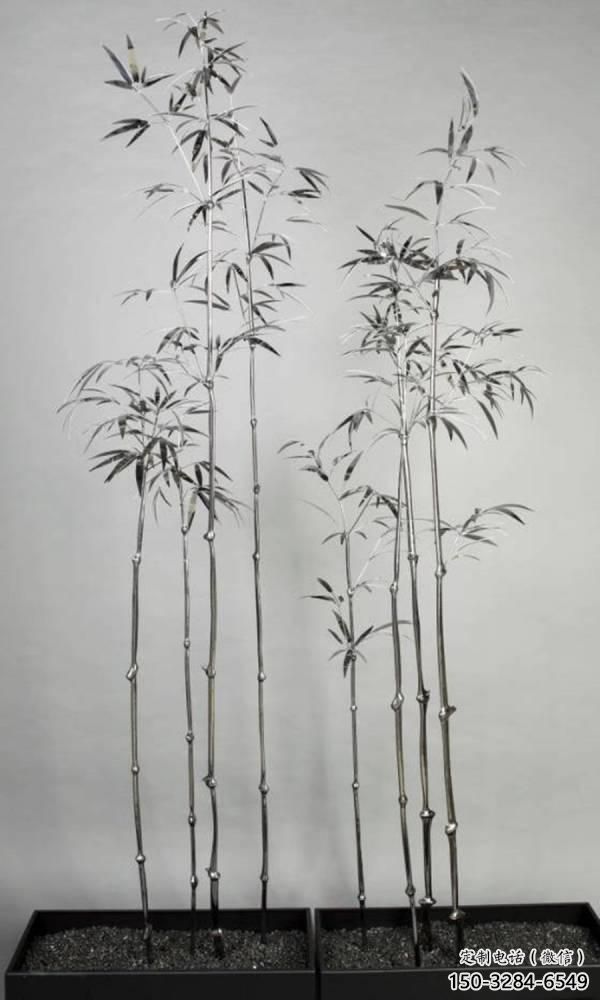 景觀竹子雕塑 剪影竹類雕塑 商業街植物雕塑