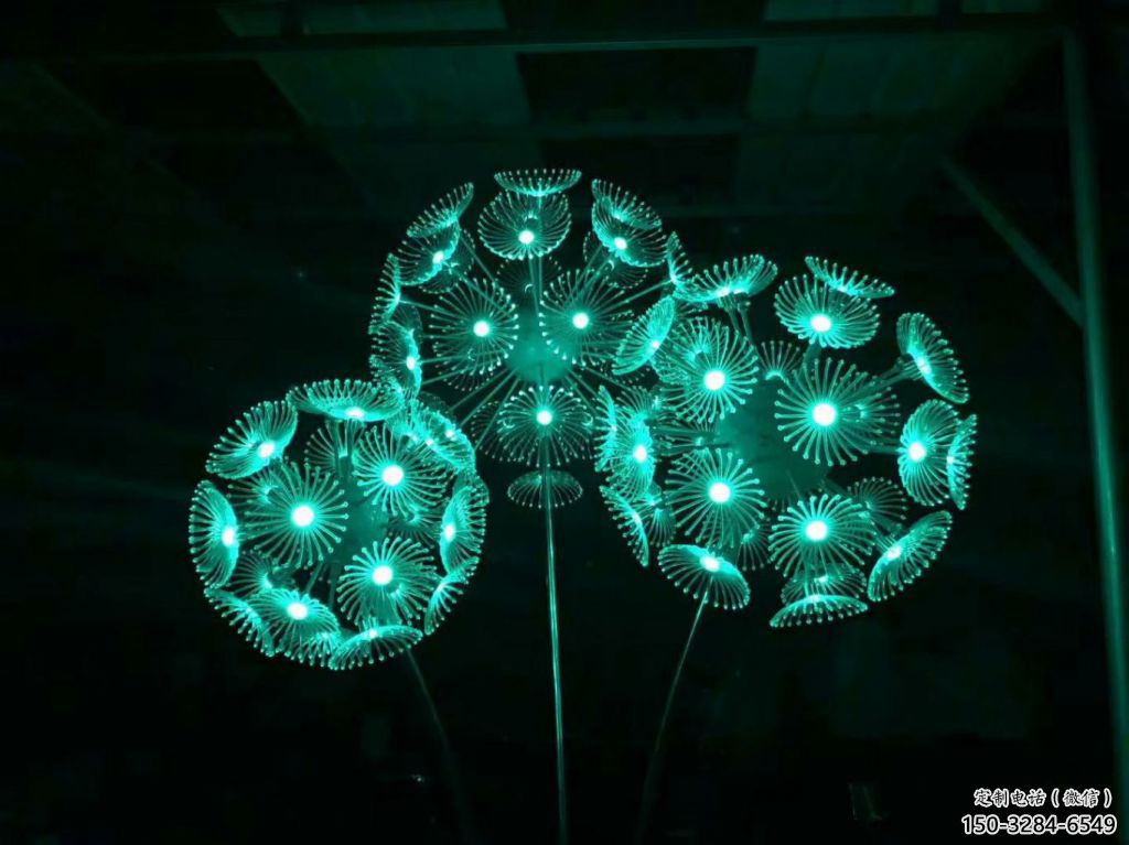 草地蒲公英雕塑 現(xiàn)代校園花卉雕塑 大型植物雕塑