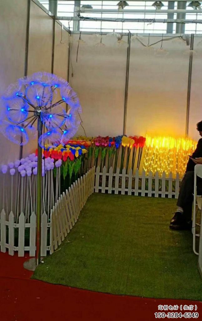 公園蒲公英雕塑 創(chuàng)意企業(yè)花卉雕塑 美陳植物雕塑