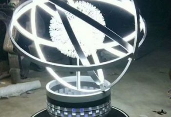 水景蒲公英雕塑 彩繪剪紙花卉雕塑 現代植物雕塑