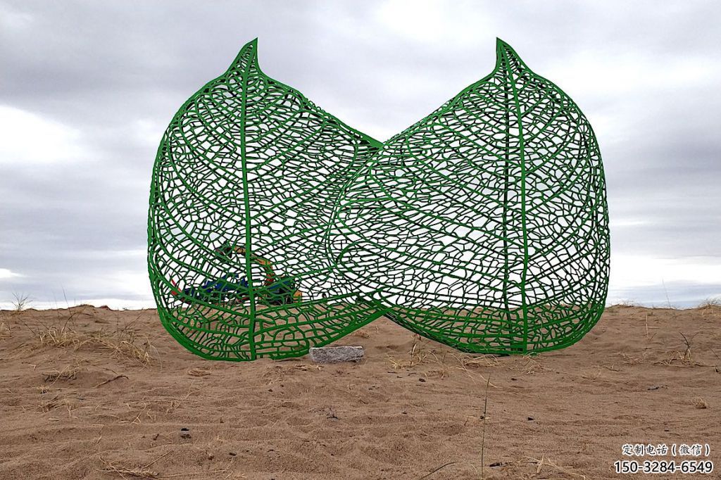 樹葉雕塑 歐式步行街植物雕塑 大型商場花卉雕塑