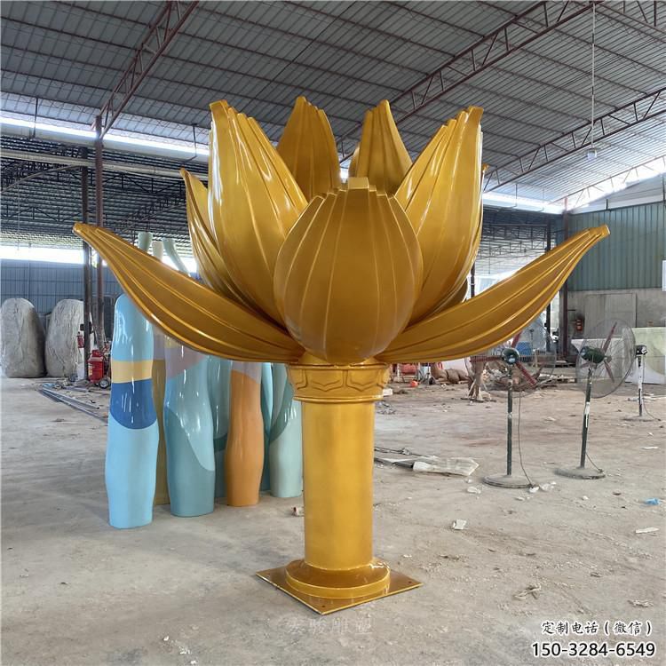 室內(nèi)紫荊花雕塑 仿真景觀花朵雕塑 大型花卉雕塑