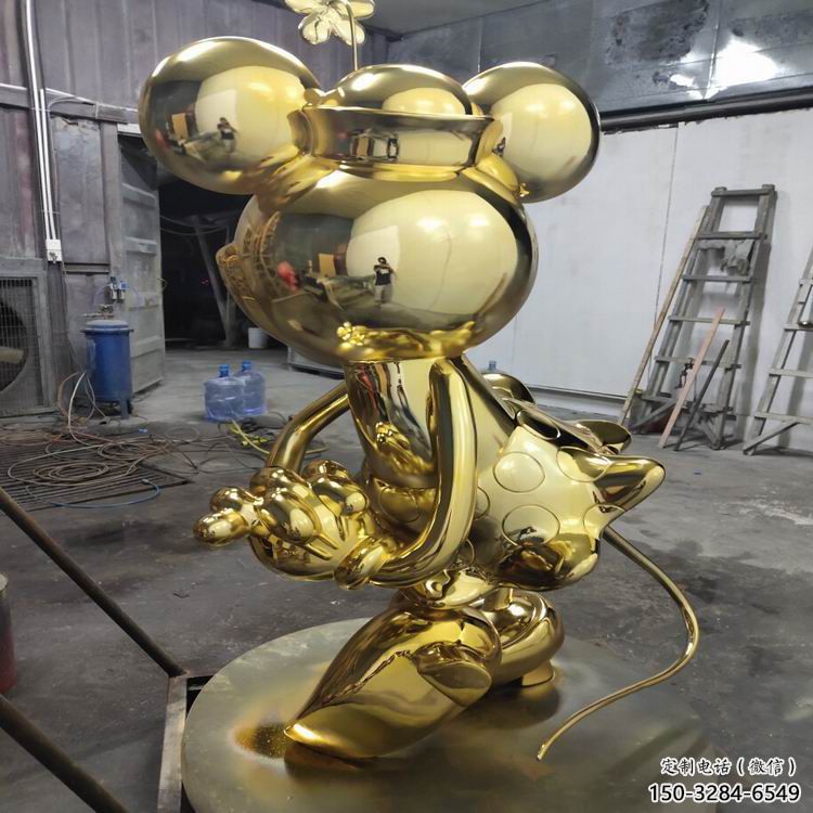 酒店米奇雕塑 景觀美陳卡通雕塑 現(xiàn)代動(dòng)漫雕塑