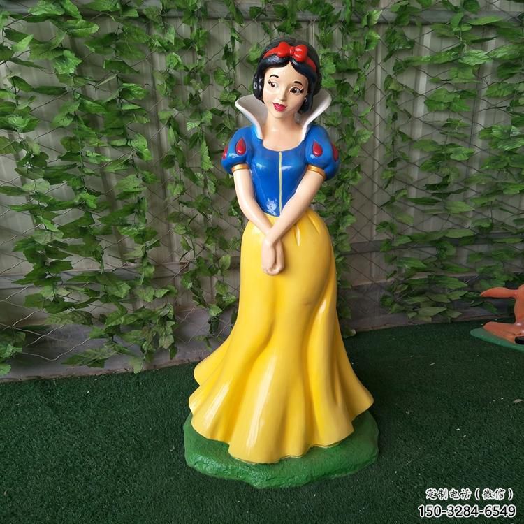廣場白雪公主雕塑 抽象卡通雕塑 烤漆動(dòng)漫雕塑