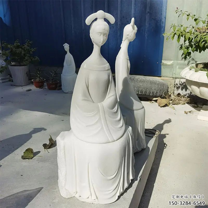 園林仕女雕塑 風景區(qū)古代雕塑 廣場小品