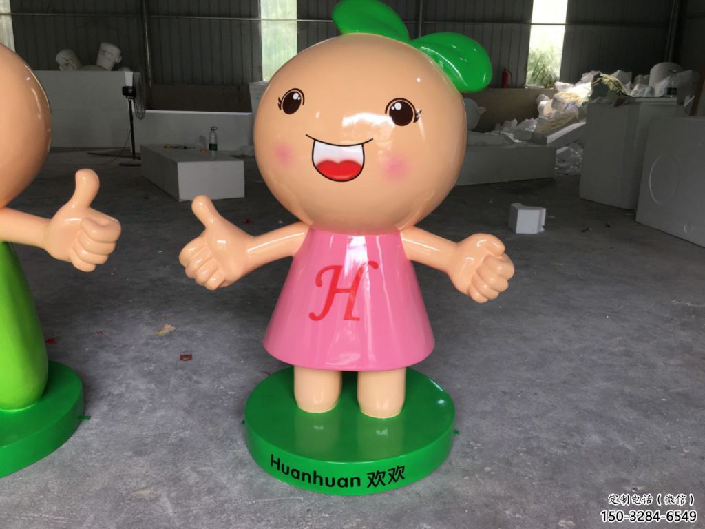 動漫娃娃雕塑 店門口園林雕塑 卡通小品