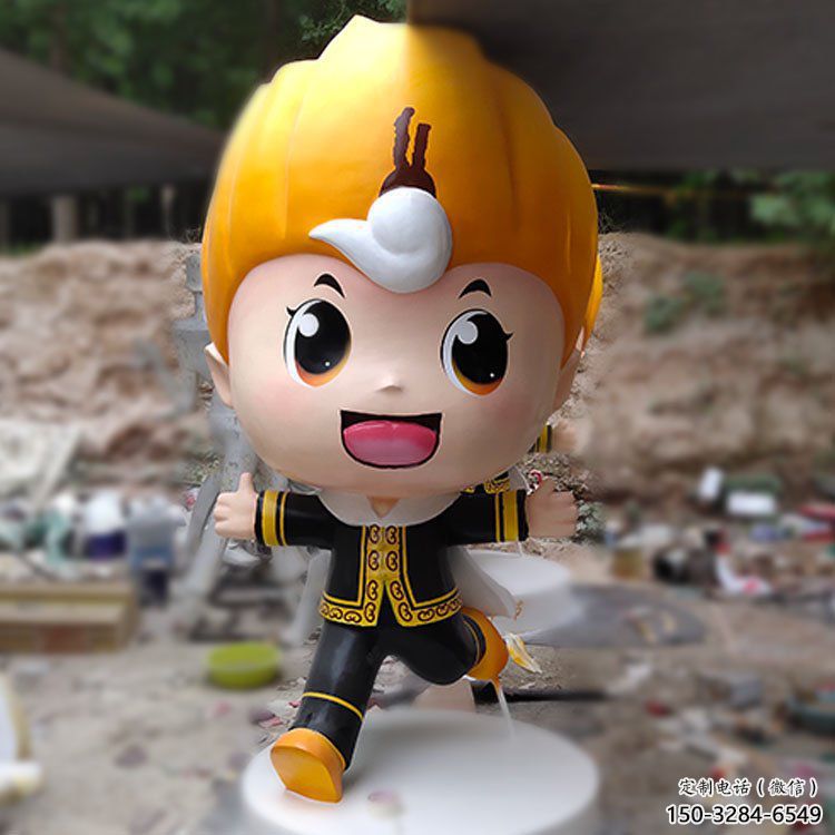 門口娃娃雕塑 售樓處動漫雕塑 彩繪小品