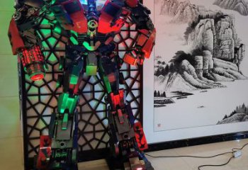 彩繪機器人雕塑廠家 大型城市雕塑 商業街擺件