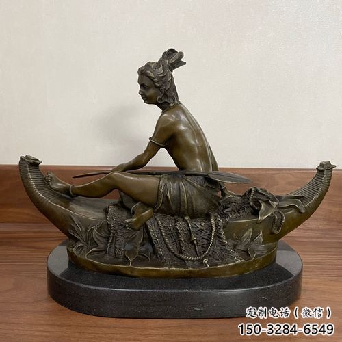 抽象女人雕塑 鑄銅女性雕塑 室內(nèi)歐式雕塑