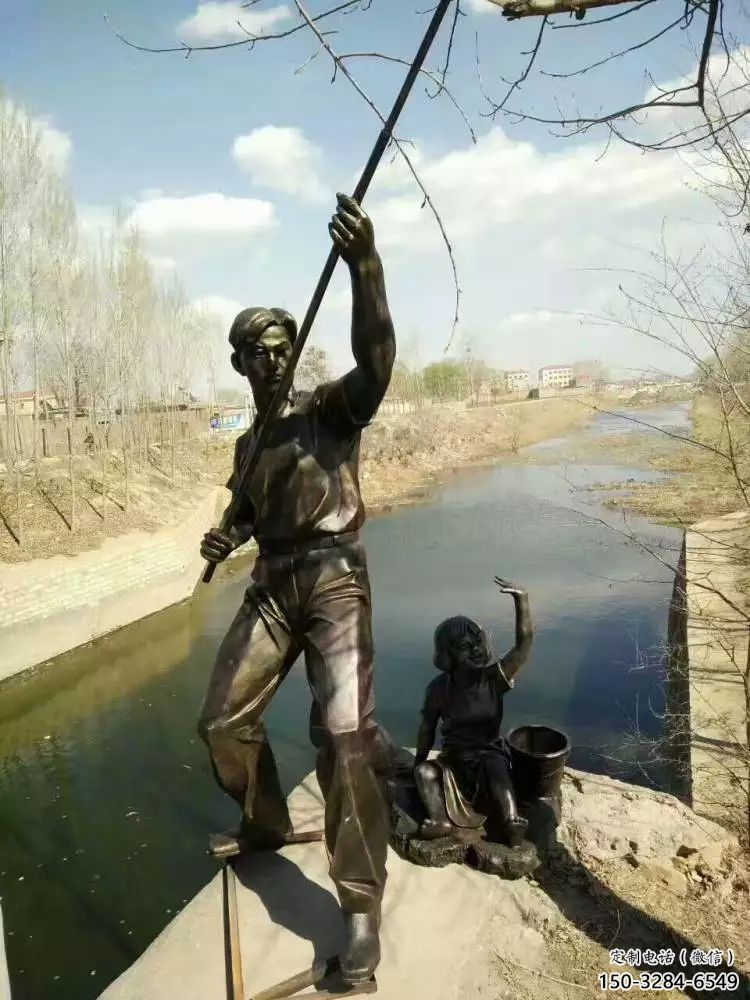 民俗漁民雕塑 酒店公園雕塑 風(fēng)景區(qū)擺件