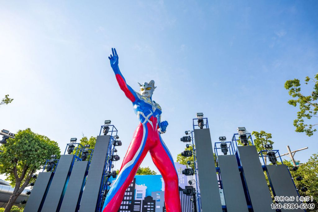 商業街奧特曼雕塑 售樓處雕塑 卡通擺件