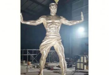 現代大力士雕塑 大型抽象雕塑 鍛造雕塑