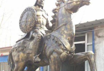 騎馬人雕塑 風景區幾何雕塑 廣場小品