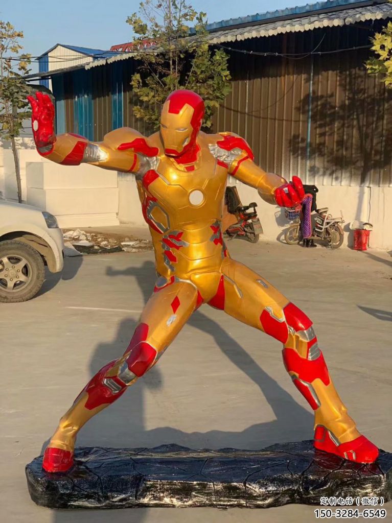 創(chuàng)意蜘蛛俠雕塑 步行街店門口雕塑 卡通小品