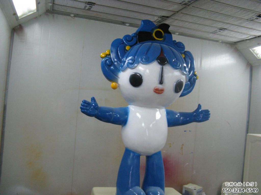 酒店福娃雕塑 景觀美陳體育雕塑 現代奧運雕塑