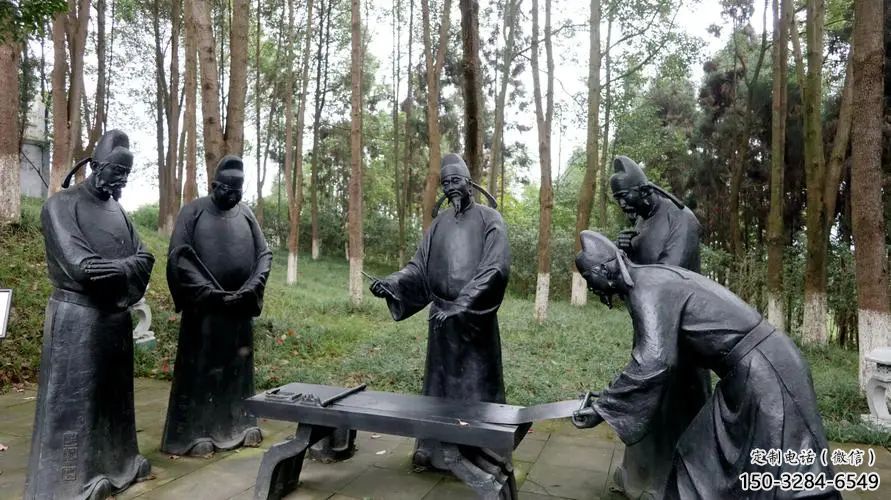 李白雕塑 景觀美陳古代雕塑 噴漆詩(shī)人雕塑