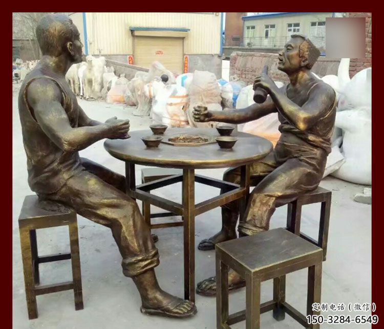 景觀釀酒雕塑 仿真景觀民俗雕塑 景觀酒文化雕塑