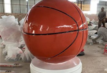 籃球雕塑 異形噴水球形雕塑 農(nóng)村球類雕塑