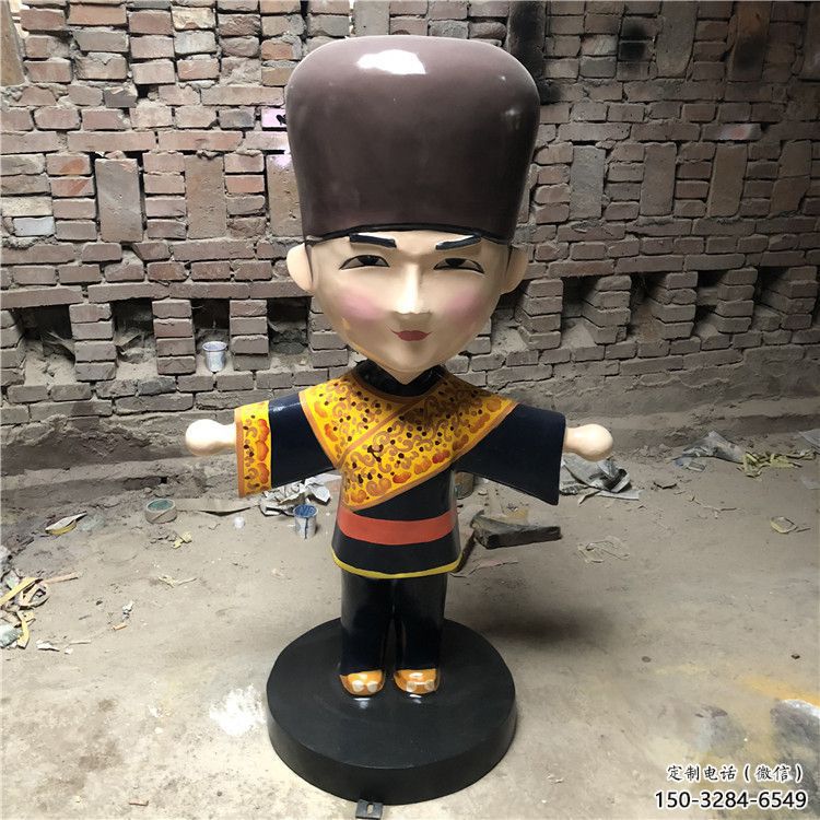 別墅區京劇雕塑 仿真唱戲雕塑 大型民俗雕塑