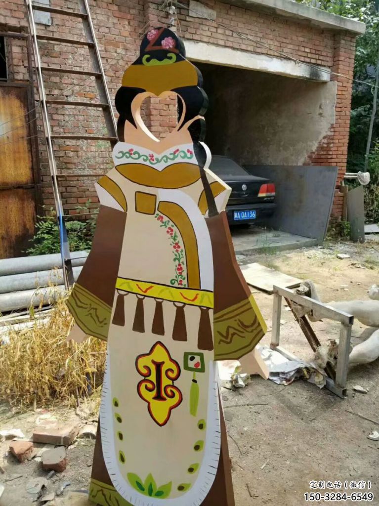 房地產(chǎn)皮影雕塑 現(xiàn)代雕塑 幾何傳統(tǒng)雕塑