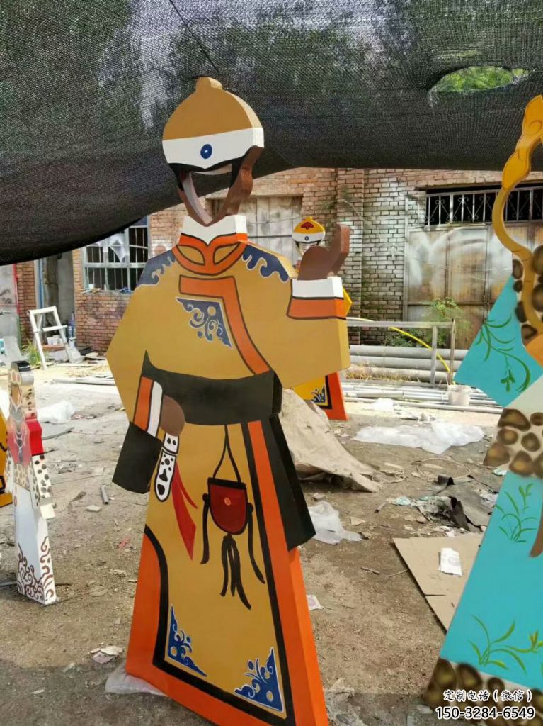 室內皮影雕塑 仿真雕塑 大型傳統雕塑