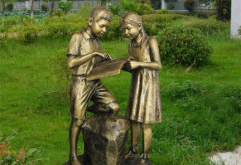 抽象讀書(shū)雕塑 店門(mén)口仿真雕塑 步行街?jǐn)[件