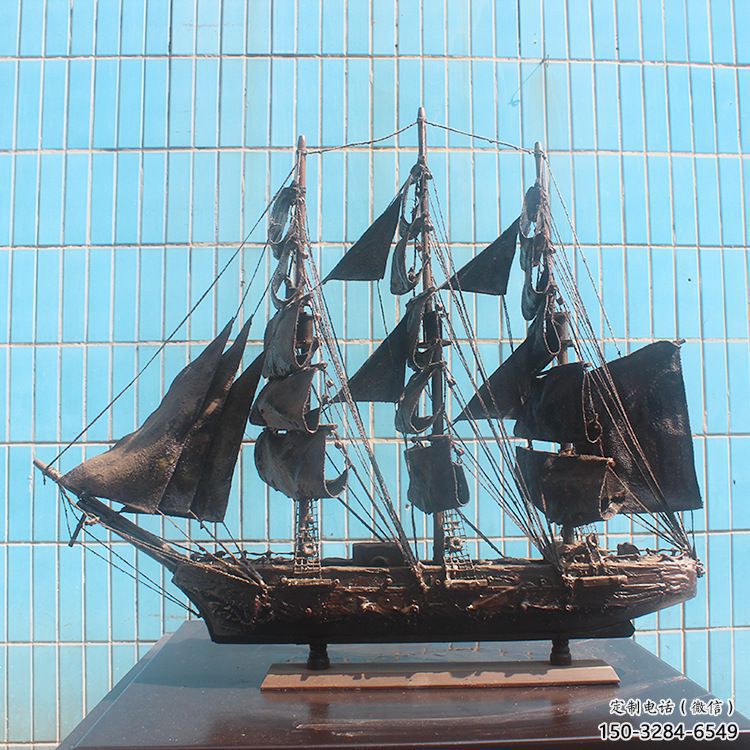 揚帆雕塑 景觀美陳風(fēng)帆雕塑 噴漆遠航雕塑