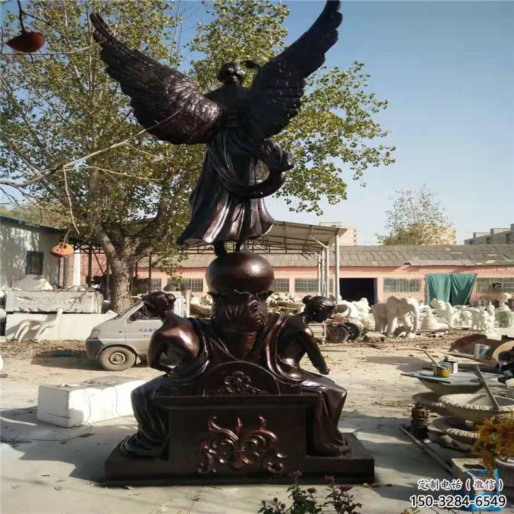 步行街和平女神雕塑 游樂場人物雕塑 鑄造歐式雕塑