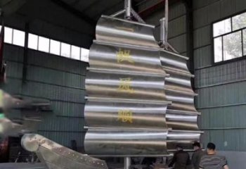 街道揚帆雕塑 現代遠航雕塑 彩繪風帆文化雕塑