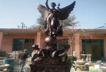 和平女神雕塑 烤漆歐式雕塑 大型歐式雕塑