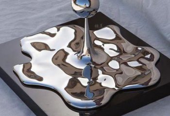 淚滴水珠雕塑 彩繪剪紙雕塑 校園雕塑