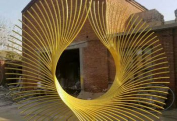 酒店鳳尾雕塑 景觀展翅造型 現(xiàn)代雕塑