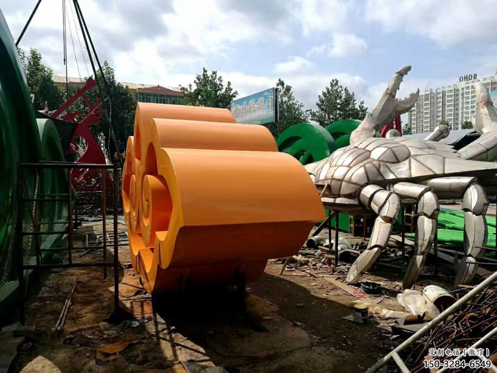 草地云彩雕塑 現代校園祥云雕塑 大型祥云雕塑