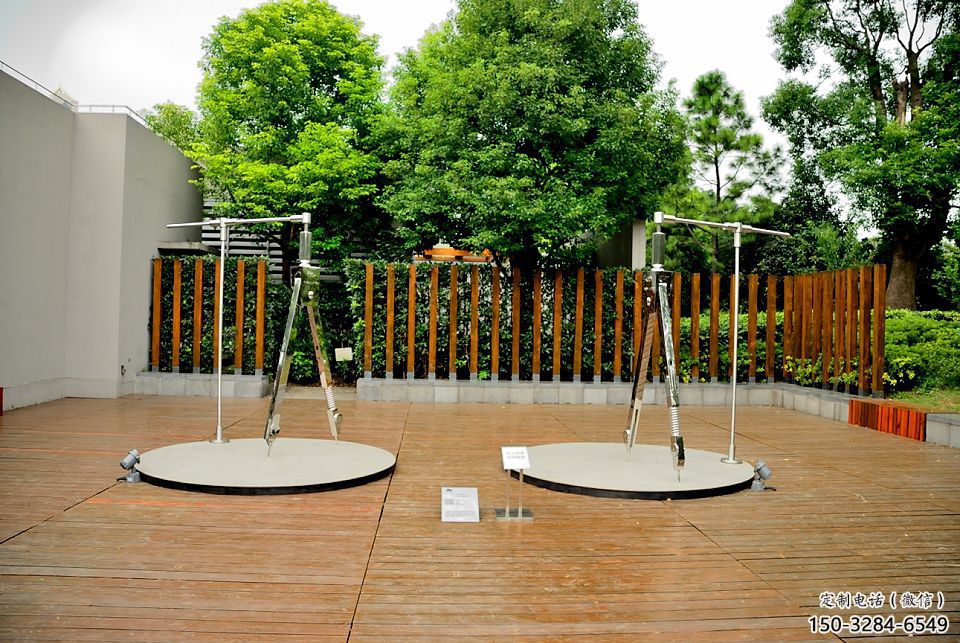 庭院圓規雕塑 公園標識雕塑 鍛造景觀雕塑