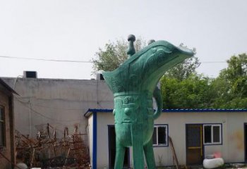 彩繪酒杯雕塑 電鍍現代杯子雕塑 公園酒杯子雕塑